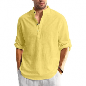 Men's Solid Regular Fit Shirt